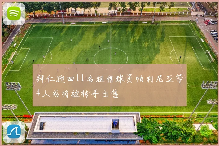 拜仁迎回11名租借球员帕利尼亚等4人或将被转手出售